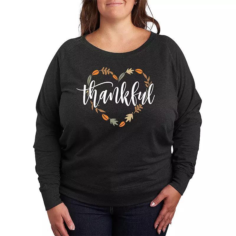 Disney's Sleeping Beauty Aurora & Prince Phillip Plus Size Once Upon A Dream French Terry Long Sleeve Tee, Women's, Size: 3XL, Heather Grey Product Image