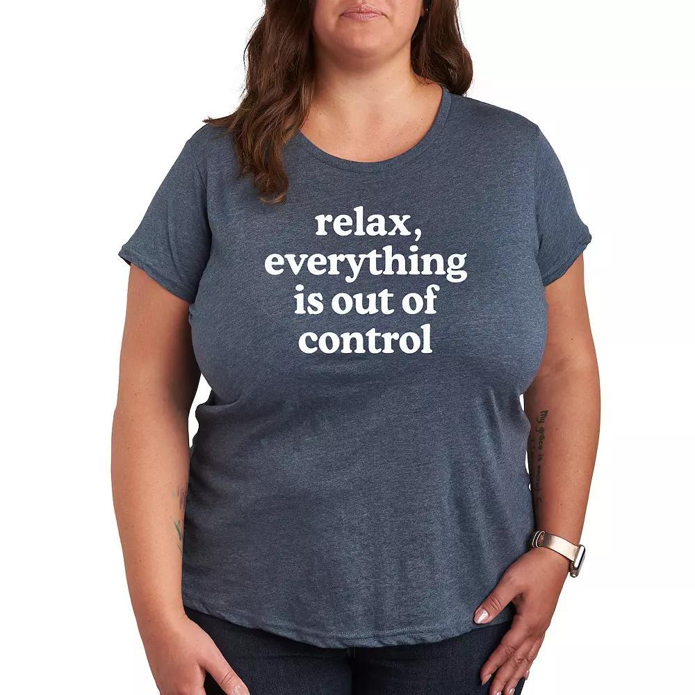 Women's Relax Out Of Control Graphic Tee, Girl's,  Product Image