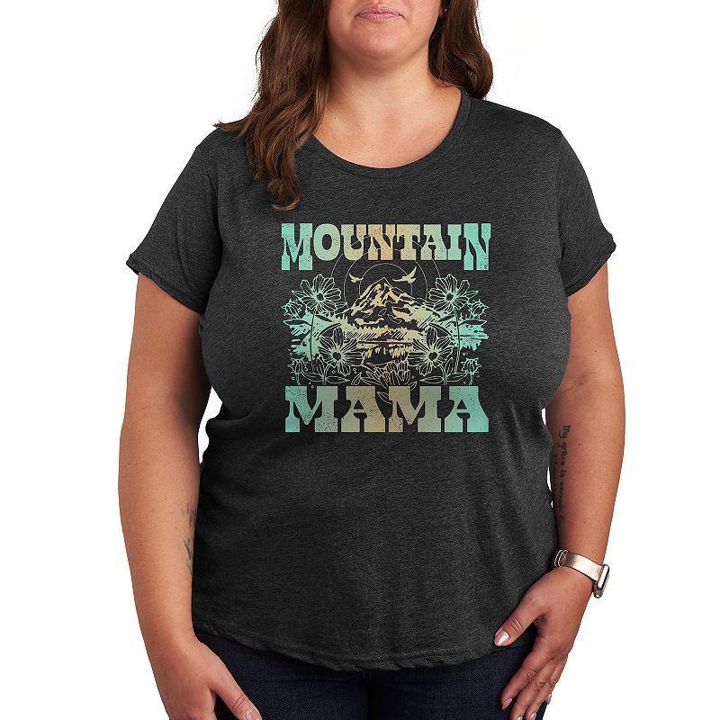 Plus Mountain Mama Graphic Tee, Women's,  Product Image