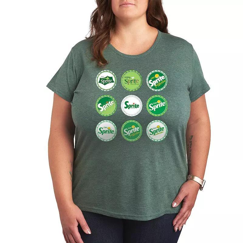 Plus Irish Soul Graphic Tee, Womens Grey Green Product Image