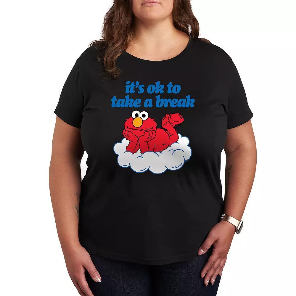 Plus Sesame Street Ok To Take A Break Graphic Tee, Women's,  Product Image