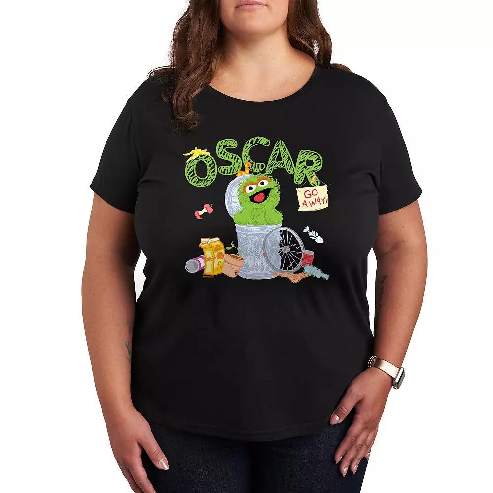 Plus Sesame Street Oscar Graphic Tee, Women's,  Product Image