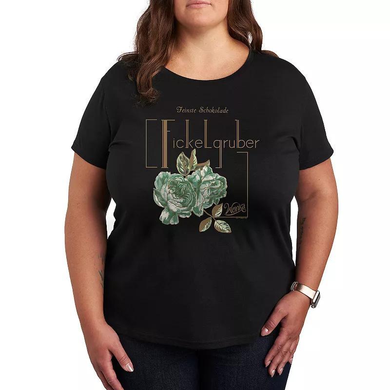 Plus Wonka Shop Logo Fickelgruber Graphic Tee, Women's,  Product Image