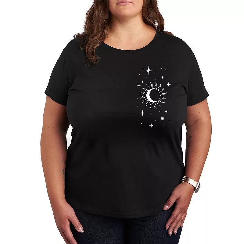 Women's Line Drawing Sea Turtle Graphic Tee, Size: Small, Black Product Image