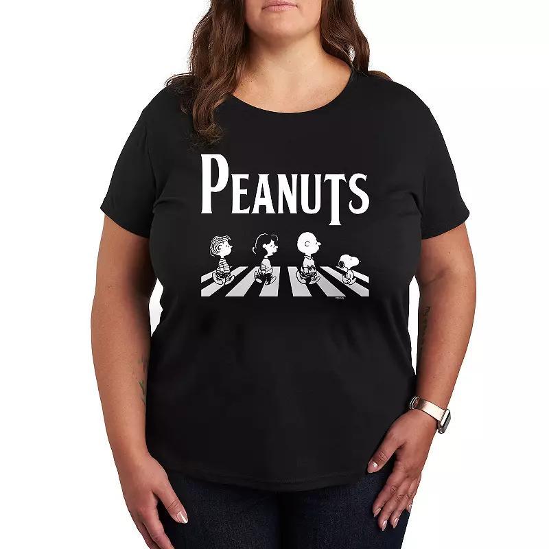 Plus Peanuts Crossing Road Graphic Tee, Women's,  Product Image