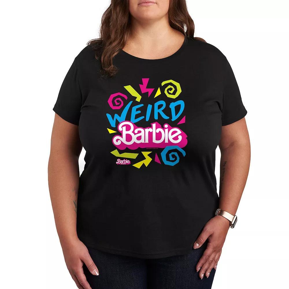 Plus Size Barbie The Movie Weird Barbie Graphic Tee, Women's, Size: 2XL, Heather Grey Product Image