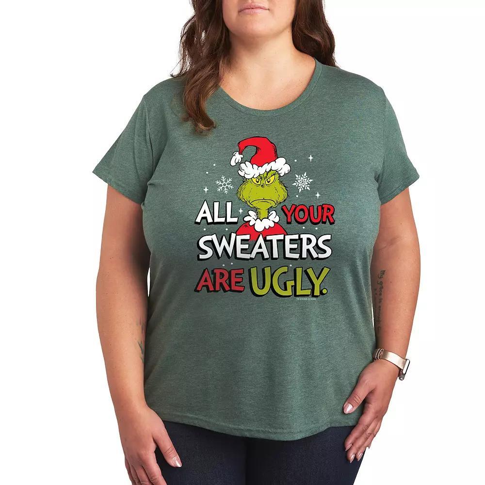 Plus Dr. Seuss The Grinch Sweaters Are Ugly Graphic Tee, Women's,  Product Image