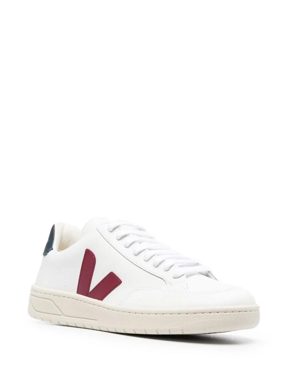 VEJA V-10 Low-top Sneakers In White Marsala Black Product Image