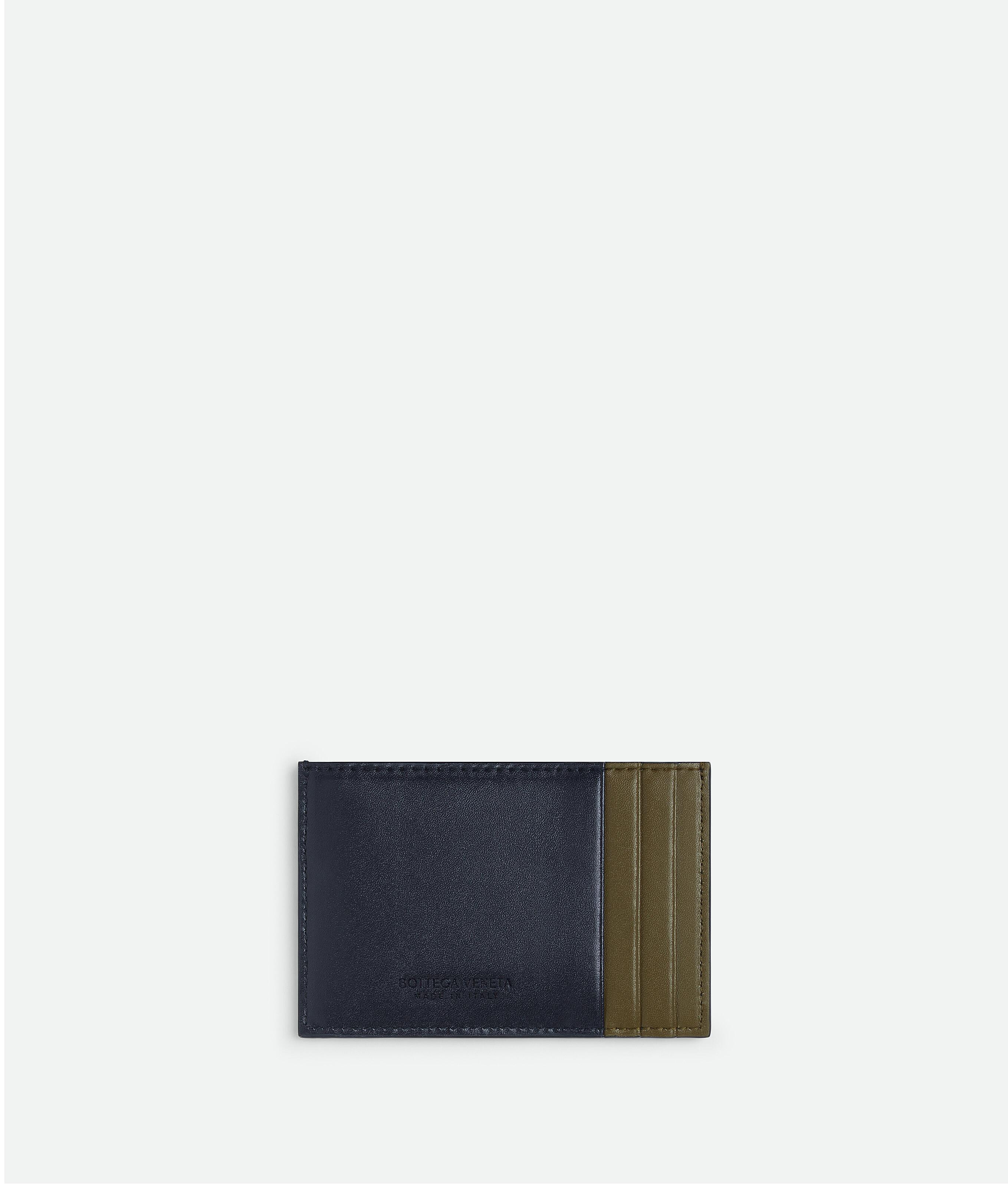 BOTTEGA VENETA Cassette Credit Card Case In Blue Product Image