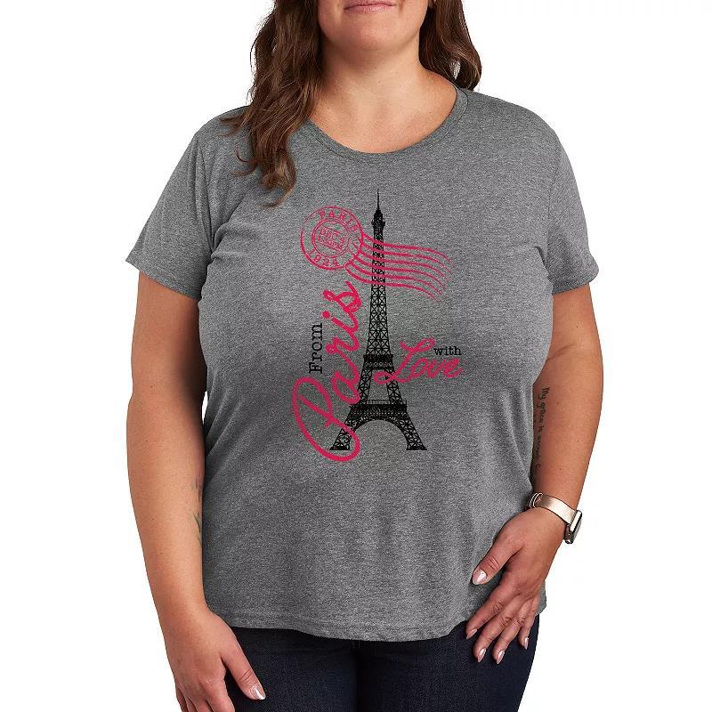 Plus Size In My Football Era Graphic Tee, Womens Grey Gray Product Image