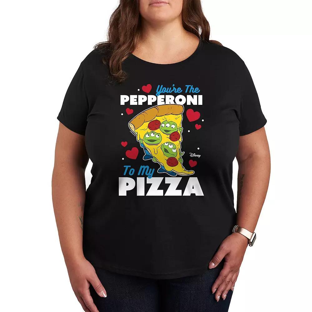 Disney / Pixar's Toy Story Plus Pepperoni To My Pizza Graphic Tee, Women's,  Product Image
