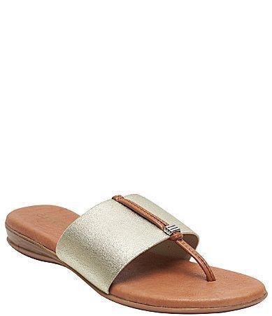 Andre Assous Nice Stretch Thong Sandals Product Image