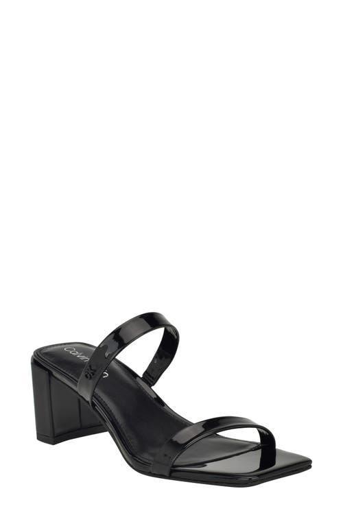 Calvin Klein Kater Patent) Women's Sandals Product Image