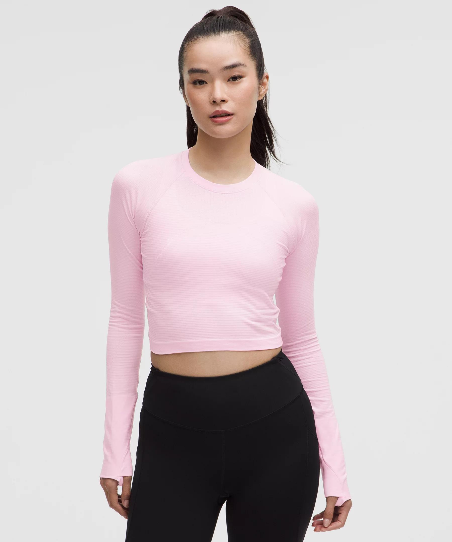 Swiftly Tech Cropped Long-Sleeve Shirt 2.0 Product Image