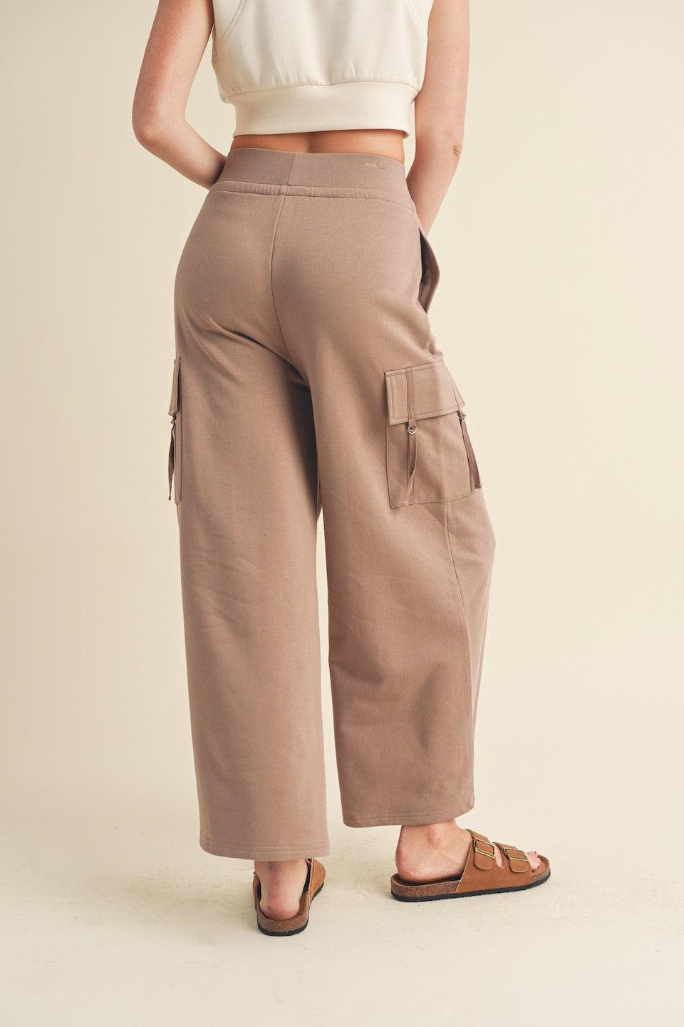 Wide Leg Cargo Pants Product Image