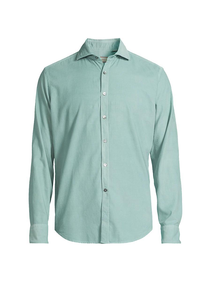 Mens Garment-Dyed Corduroy Sport Shirt Product Image