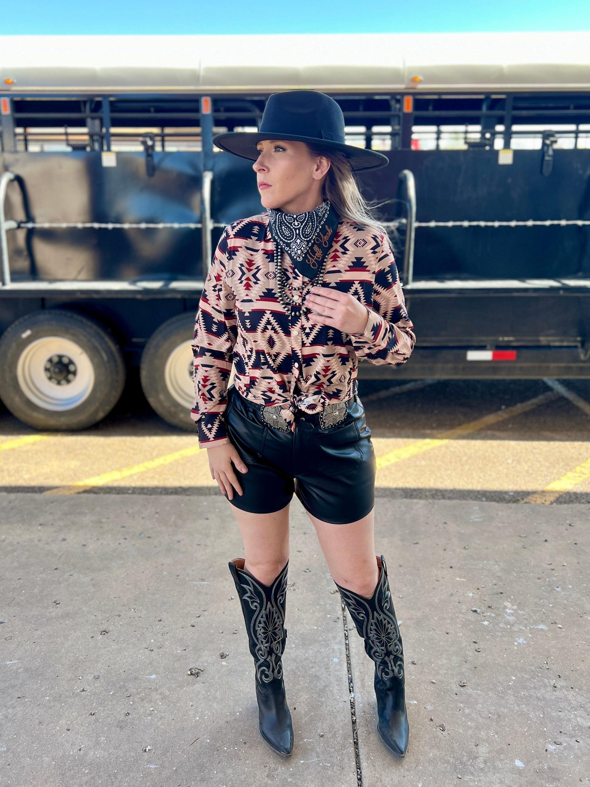 Plus Pueblo Trail Button Up Product Image