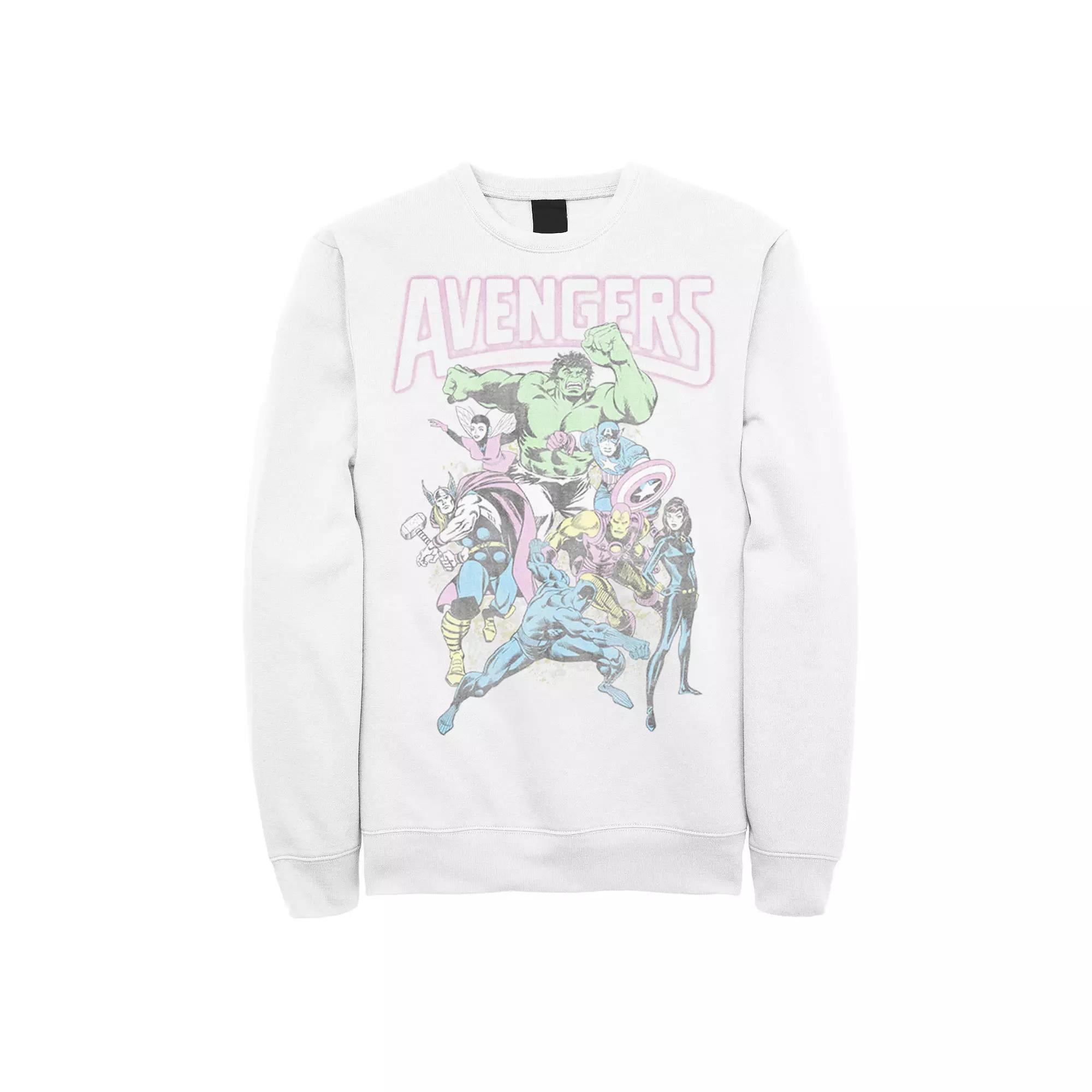 Men's Marvel Avengers Band Sweatshirt,  Product Image
