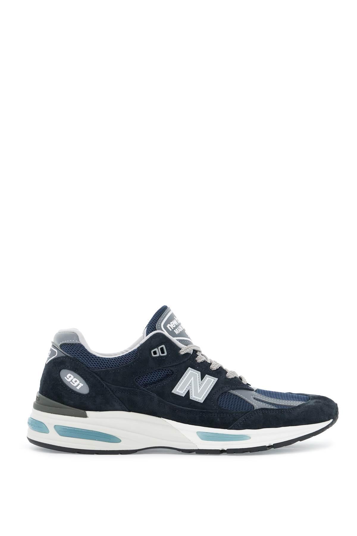 NEW BALANCE "made In Uk 991v2" Sneakers In Blue Product Image