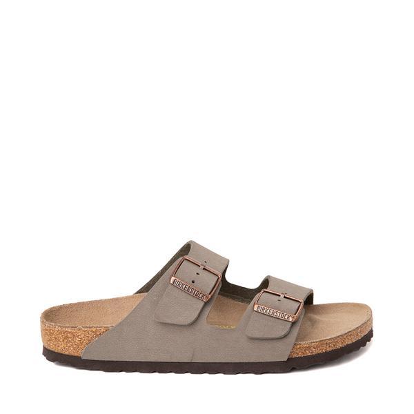 Womens Birkenstock Arizona Slide Sandal - Stone Product Image