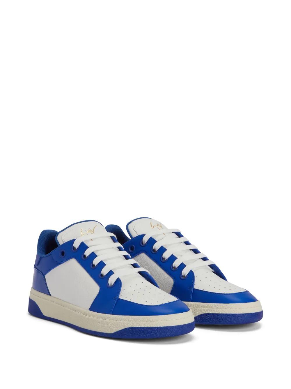 Gz94 colour-block leather sneakers Product Image