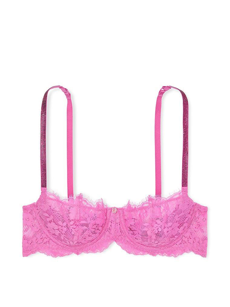 Wicked Twinkle Strap Unlined Lace Balconette Bra Product Image
