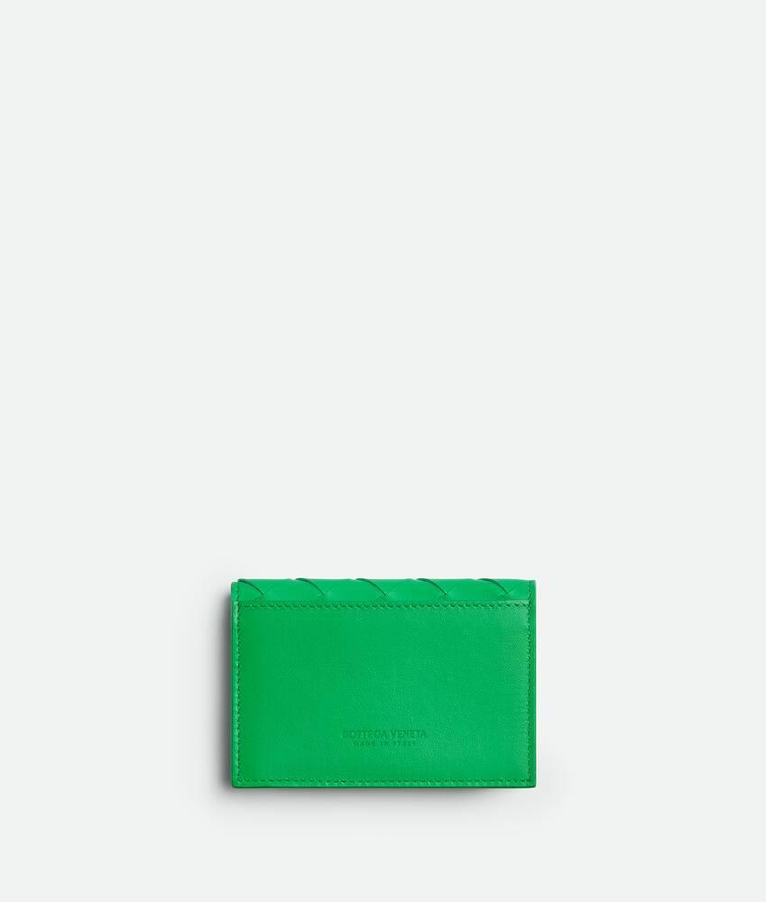 Men's Intrecciato Business Card Case in Parakeet Product Image