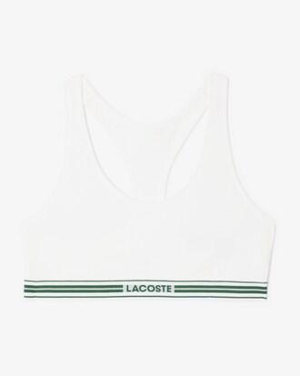 Contrast Band Stretch Cotton Bralette Product Image