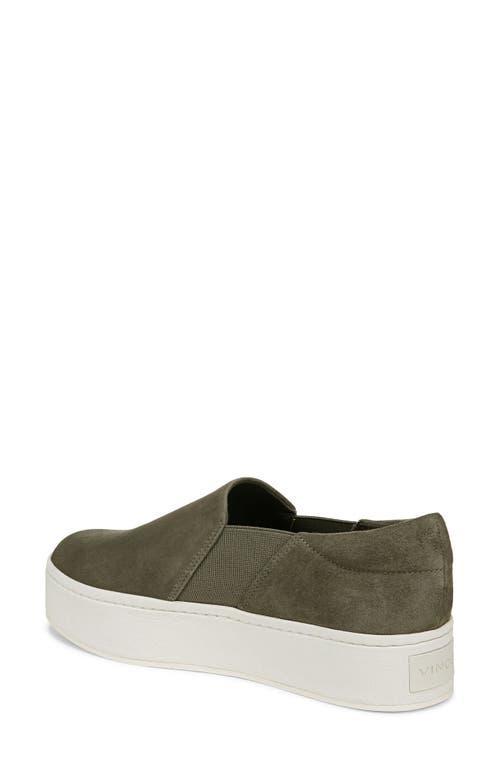 Warren Suede Slip-On Platform Sneakers Product Image