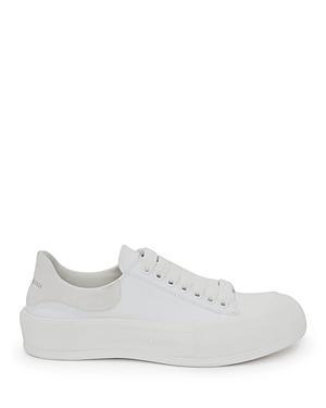 McQueen Womens Deck Plimsoll Low Top Sneakers Product Image