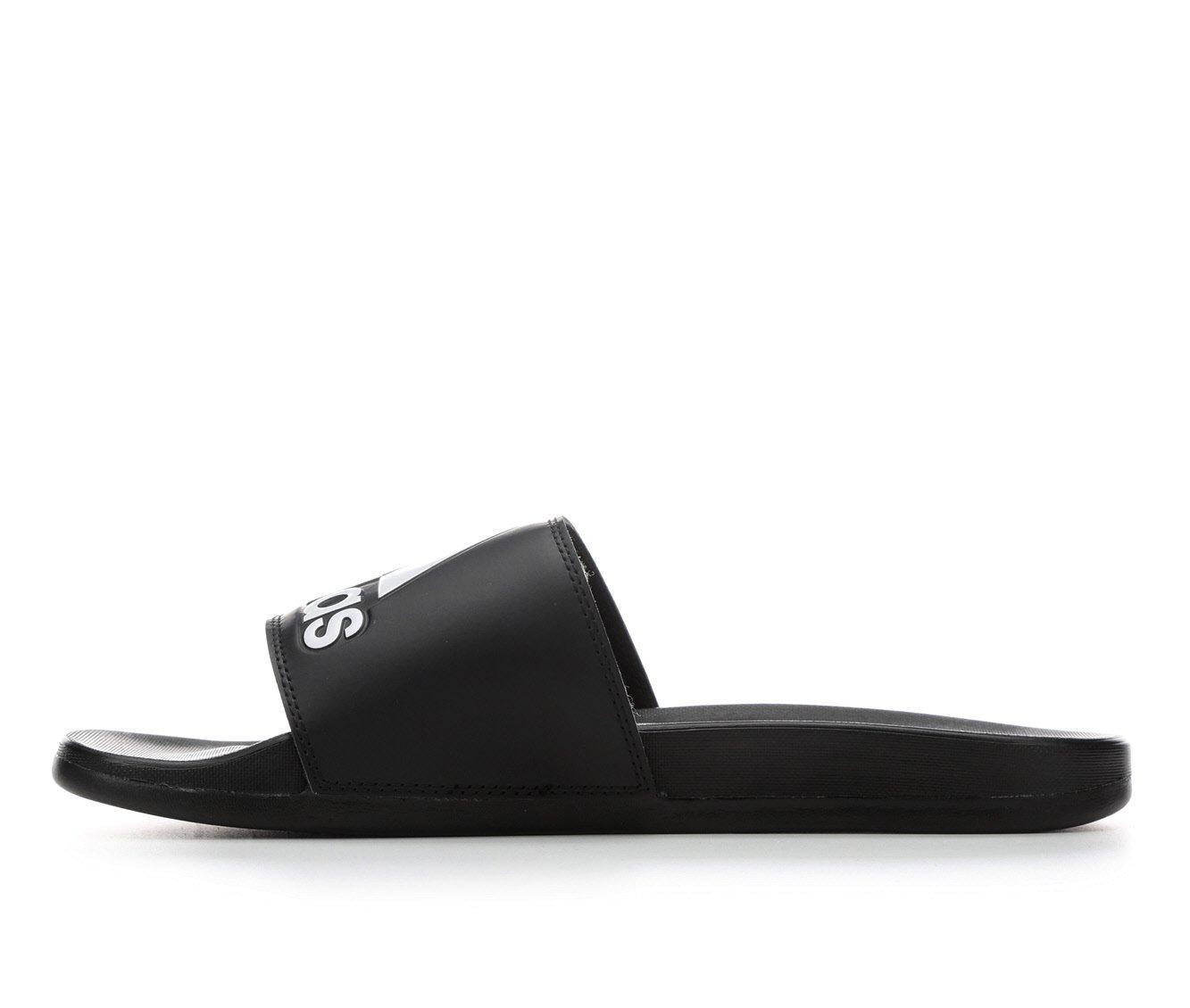 Men's Adidas Adilette Cloudfoam + Logo Sport Slides Product Image