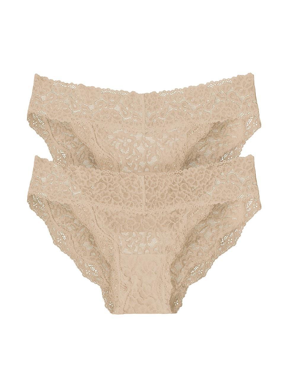 Womens Stretch Lace Brief Set Product Image