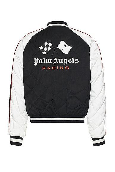 Palm Angels x Formula 1 Racing Souvenir Jacket in Black Product Image