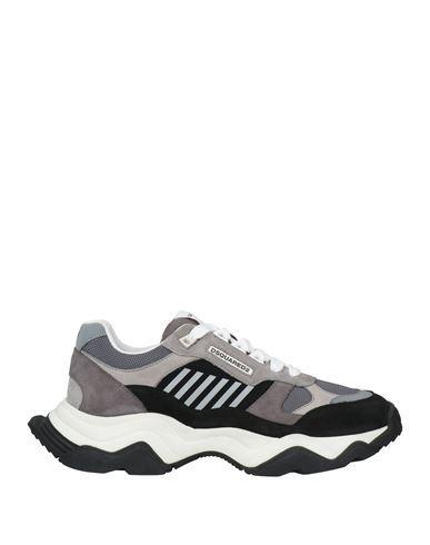 DSQUARED2 Man Sneakers Grey Size 9 Leather, Textile Fibers Product Image