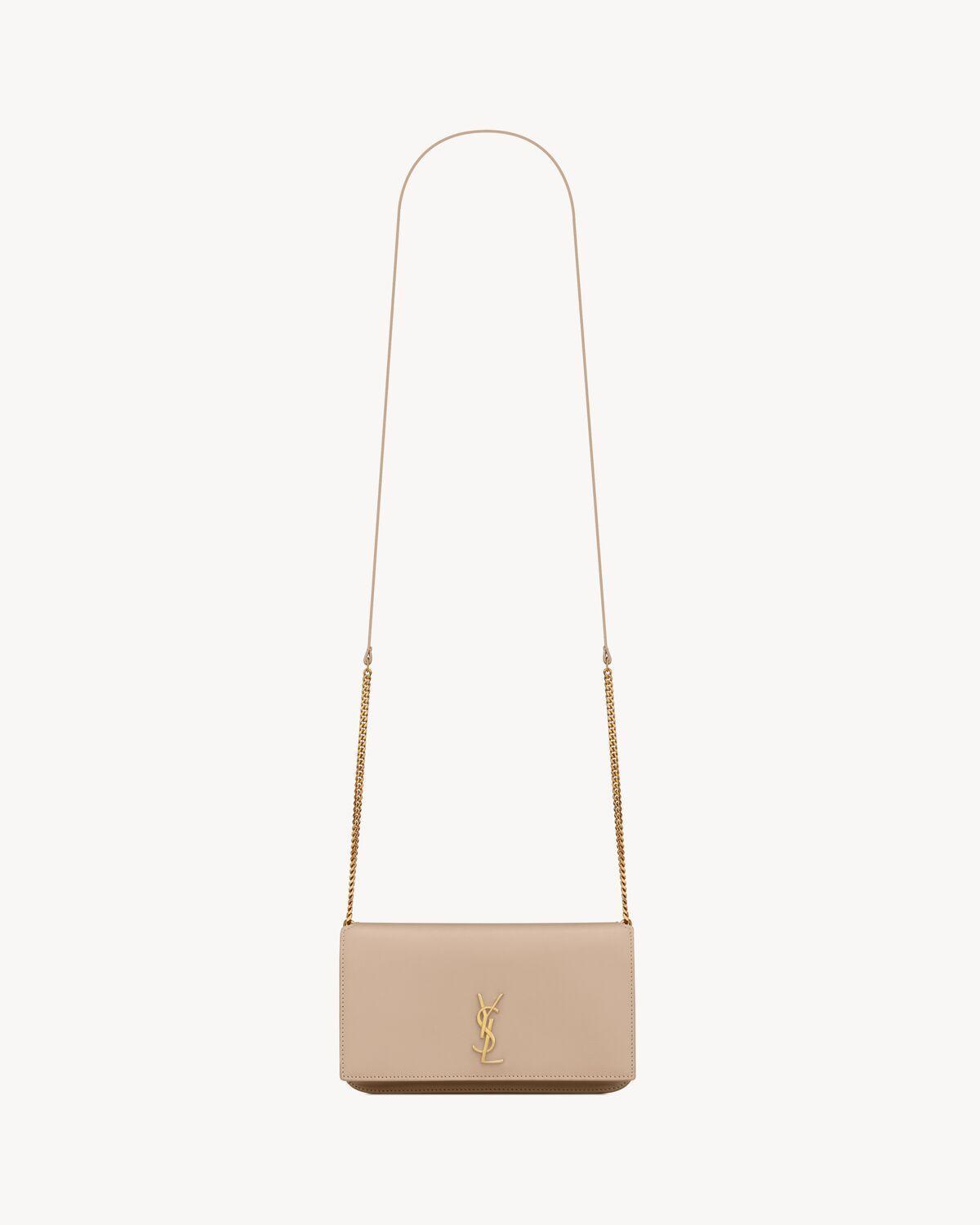 CASSANDRE phone holder in smooth leather | Saint Laurent | YSL.com Product Image