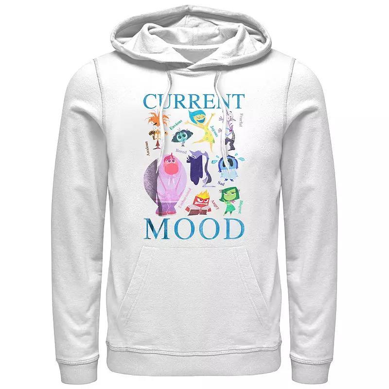 Disney's Inside Out 2 Emotions Current Mood Men's Graphic Hoodie, Size: Medium, White Product Image