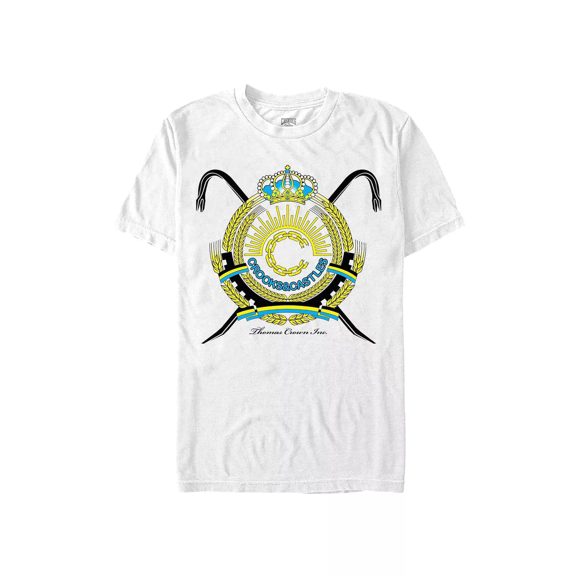 Men's Crooks & Castles Thomas Crown Inc. Coat of Arms  Graphic T-Shirt Product Image