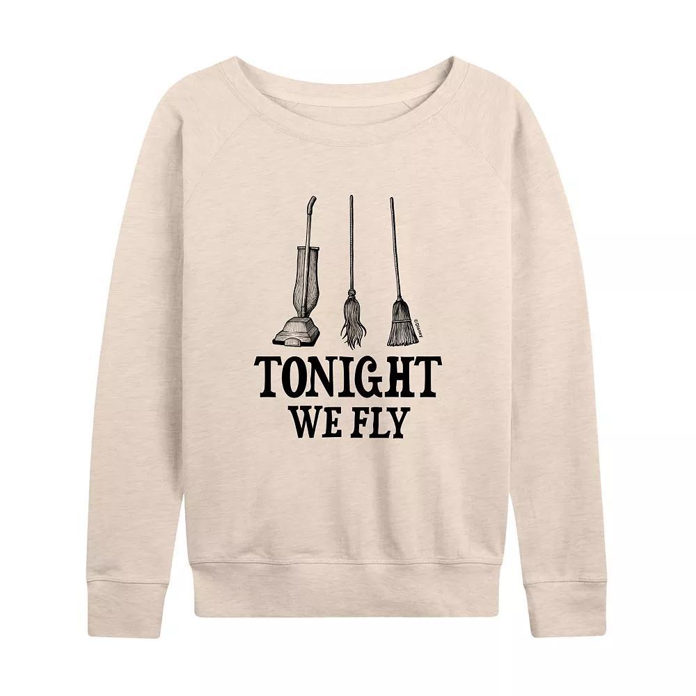 Disney's Hocus Pocus Women's Tonight We Fly French Terry Long Sleeve Tee,  Product Image