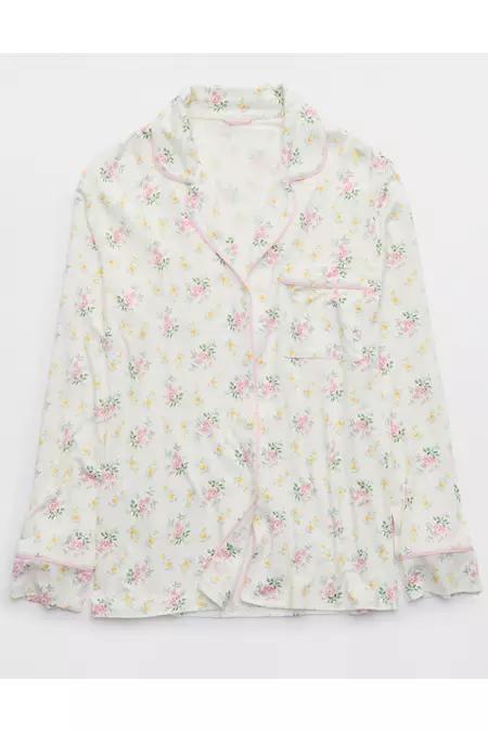 Aerie Real Soft Pajama Shirt Women's Product Image