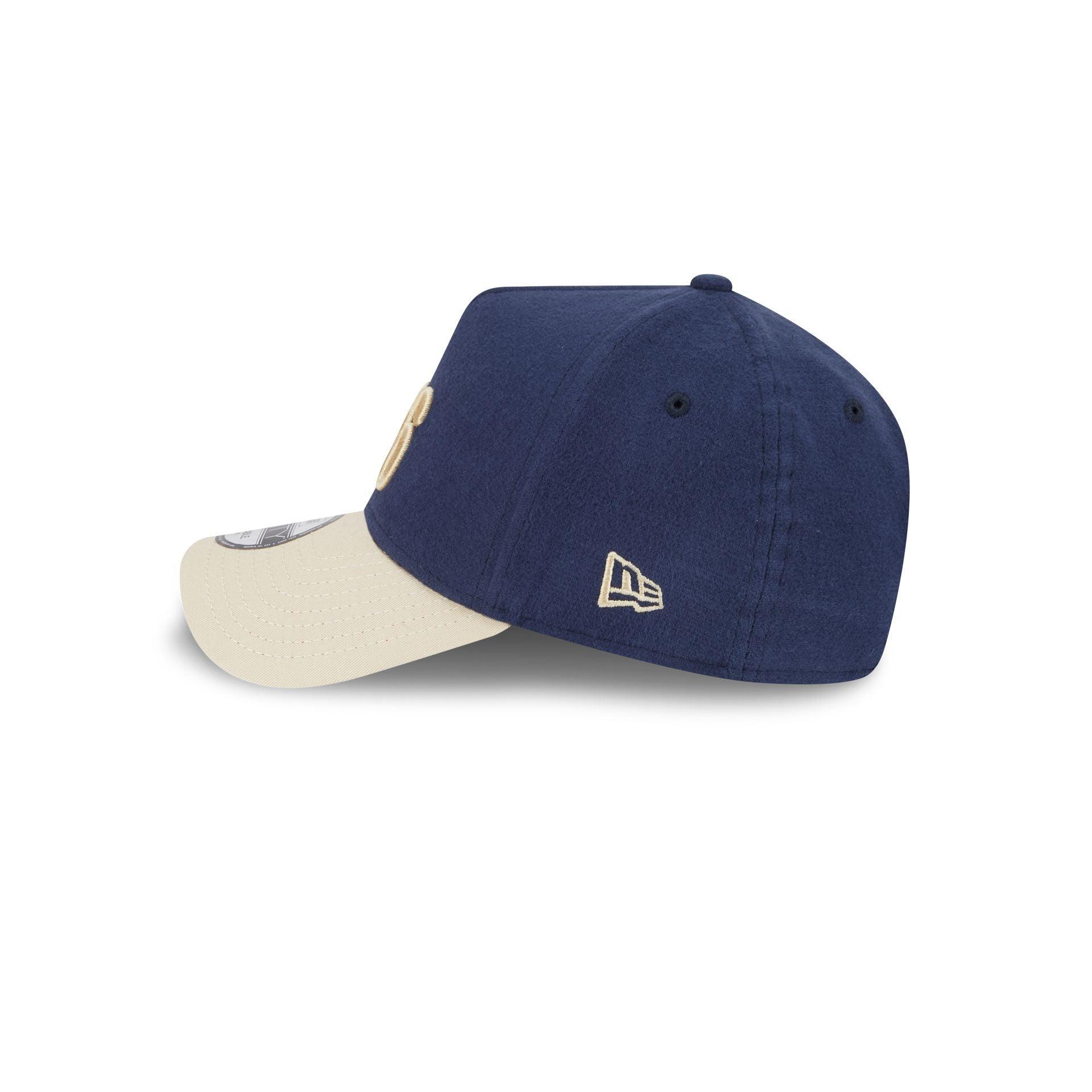 Philadelphia 76ers Moleskin Crown Navy 9FORTY A-Frame Snapback Hat Male Product Image