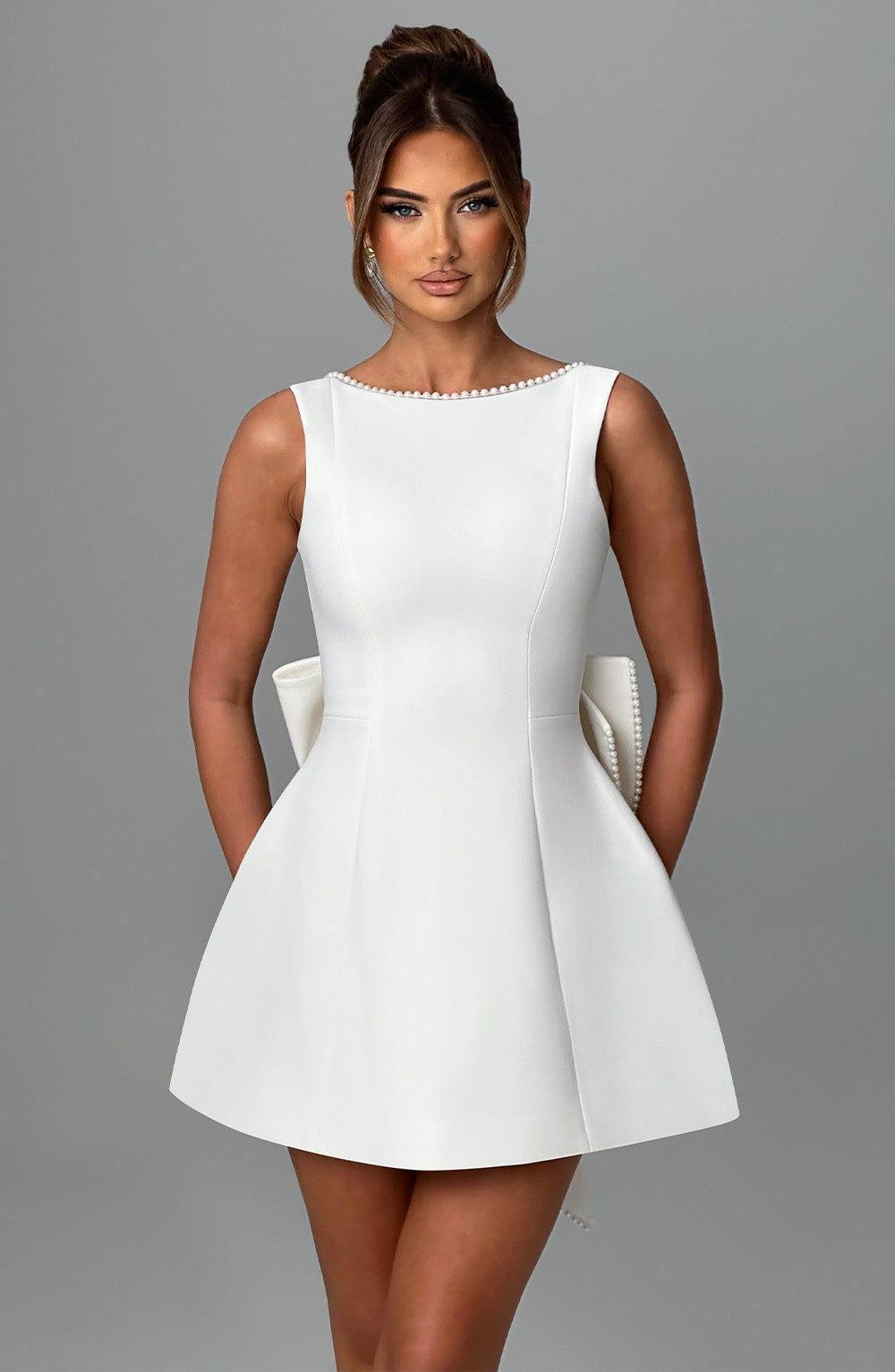 Carrie Mini Dress - Ivory Product Image