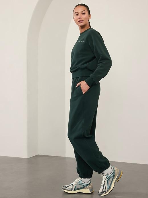 Power of She Embroidered Crew Sweatshirt Product Image