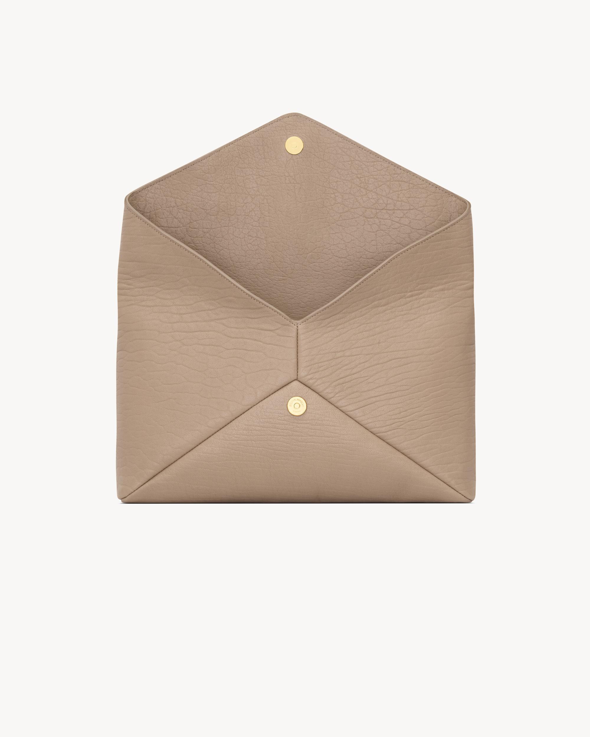 CASSANDRE large envelope pouch in lambskin Product Image