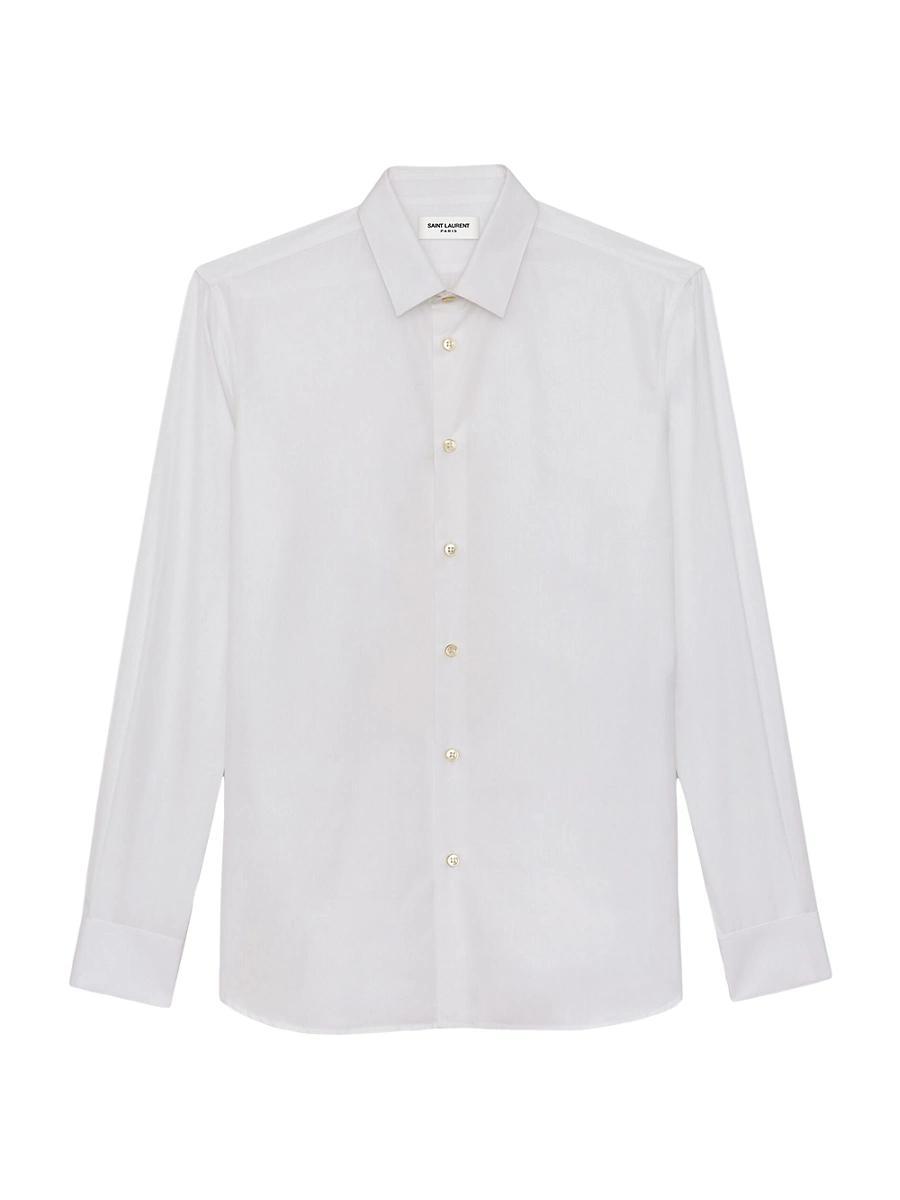 Mens Shirt in Cotton Poplin Product Image