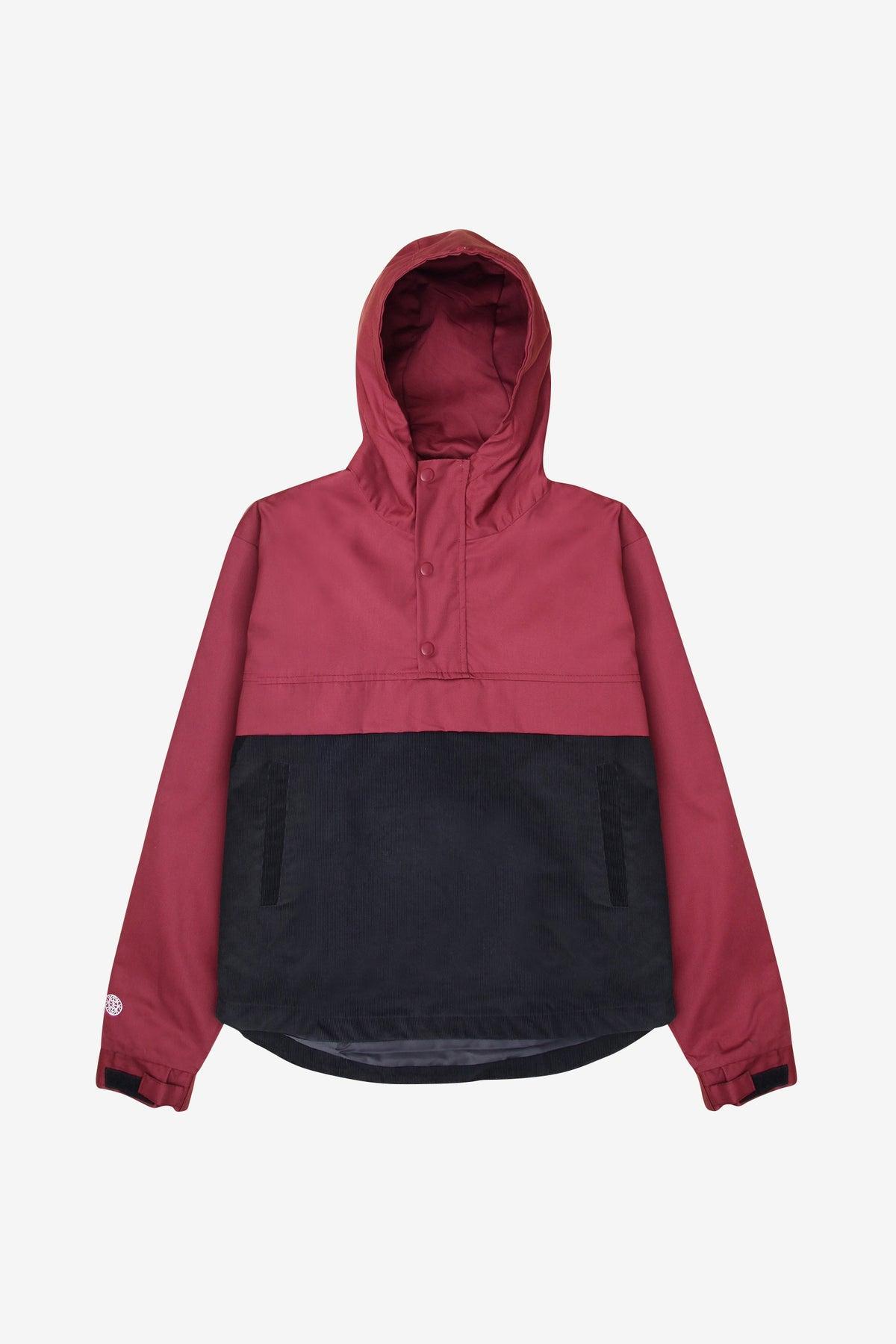 Blacksmith - Two Tone Corduroy/Canvas Pullover - Claret Product Image