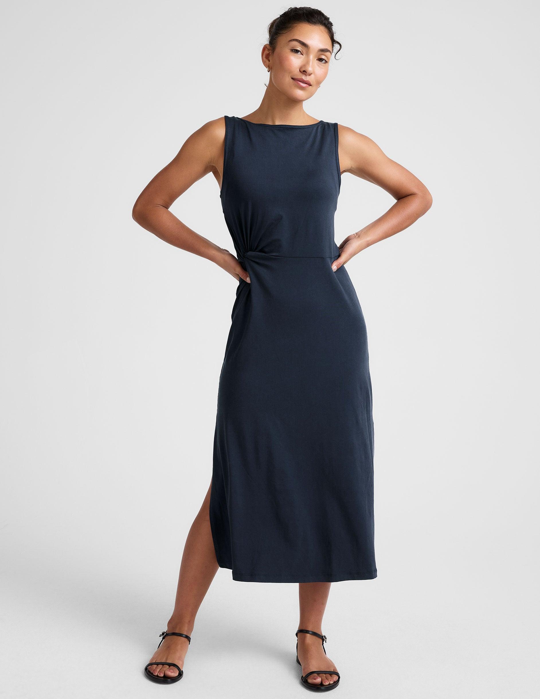 Rotation Side Twist Midi Dress Product Image