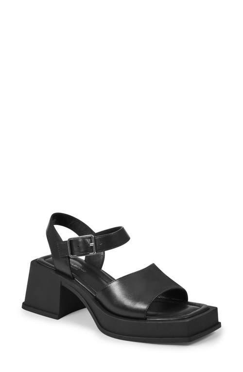 Vagabond Womens Hennie Square Toe Block Heel Platform Sandals Product Image