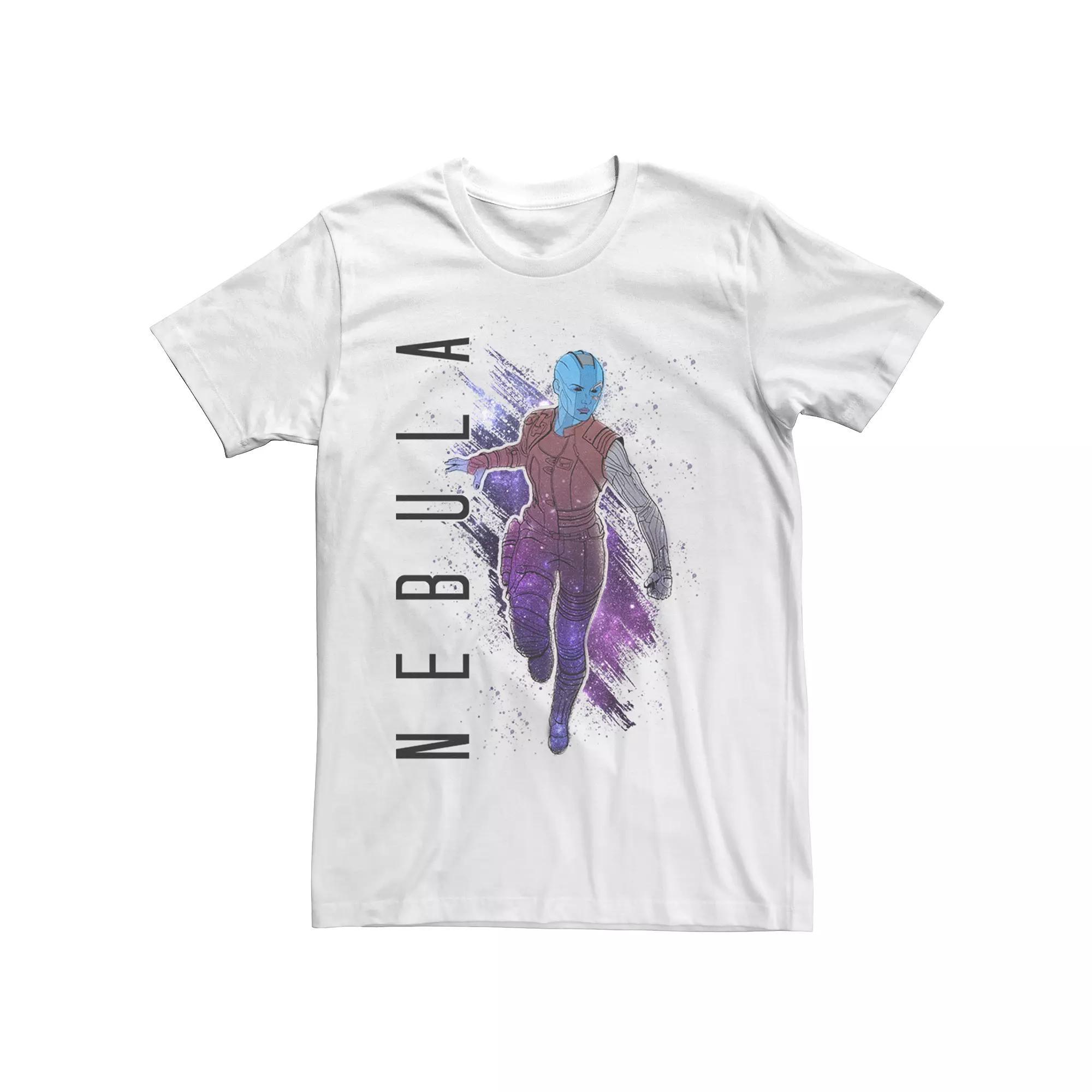 Men's Avengers Nebula Painted Tee, Size: Medium, White Product Image