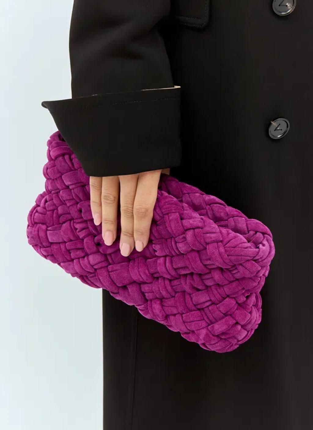 BOTTEGA VENETA Kalimero Cha-cha Shoulder Bag In Purple Product Image