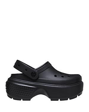 Crocs Womens Crocs Stomp Clogs - Womens Shoes Black Product Image